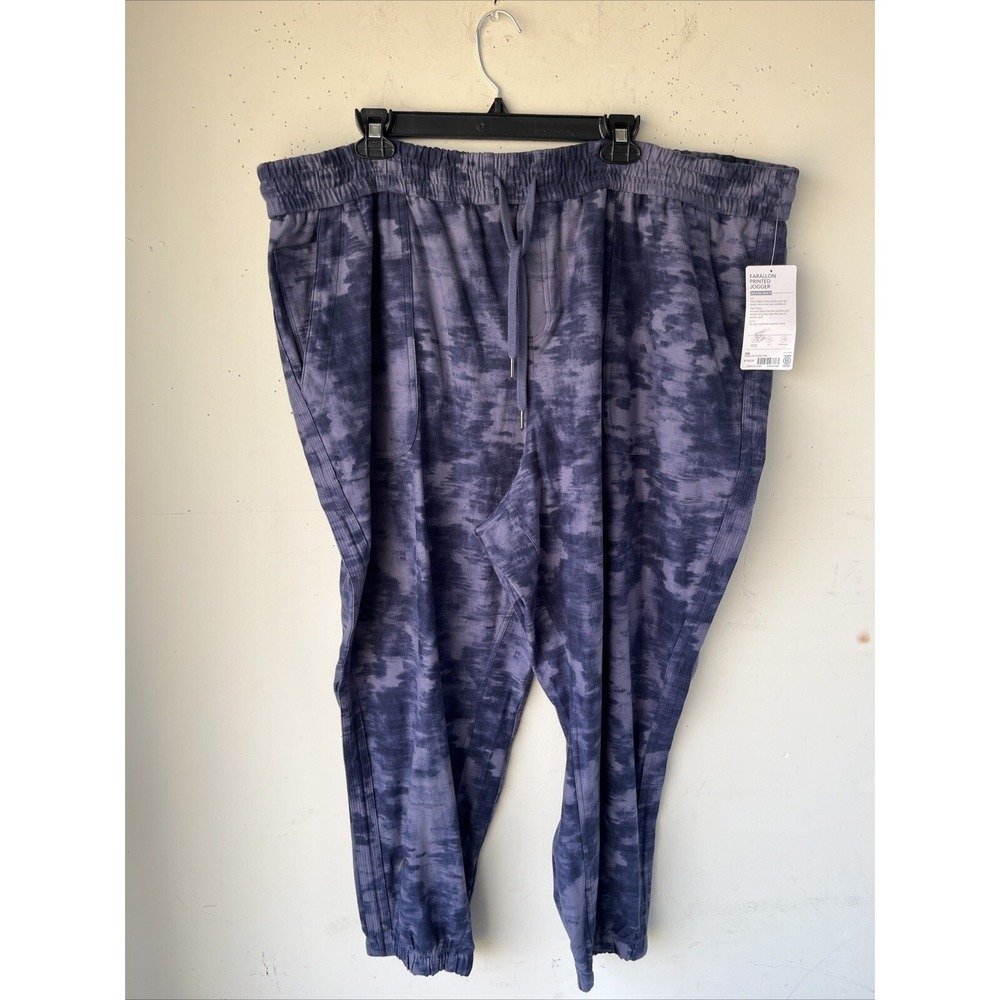 Athleta Farallon Printed Tie Dye Joggers Size 26 NWT